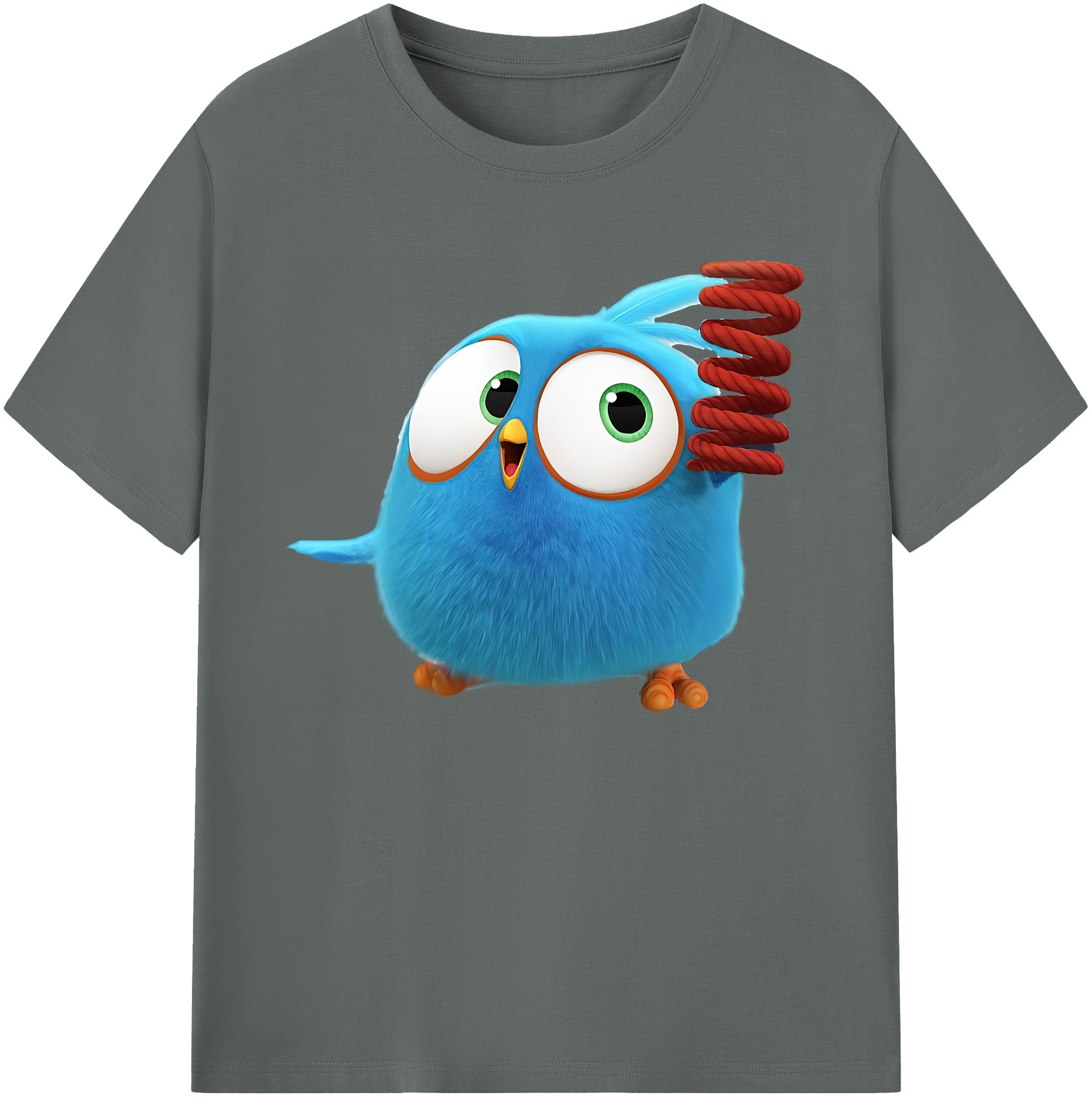 （画像用） Angry Birds アングリーバード 綿100％ メンズ半袖Tシャツ｜肌触りやわらか＆通気性